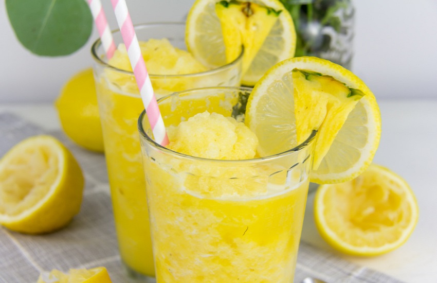 How to make lemon slush?
