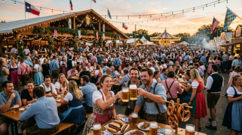 Wurstfest 2026 New Braunfels festival crowd and attractions