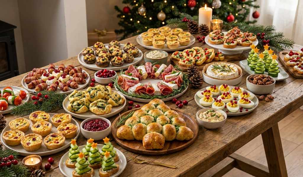 baked brie easy christmas appetizer with honey and nuts