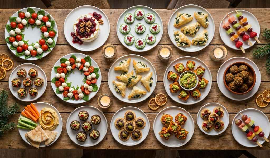 vegan christmas appetizers roasted chickpeas in a bowl